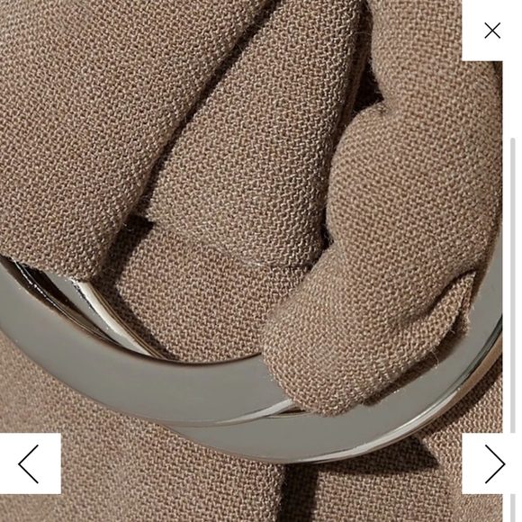 NWT Iris & Ink Kolka cropped belted wide-leg pants sz 4 - Picture 4 of 8